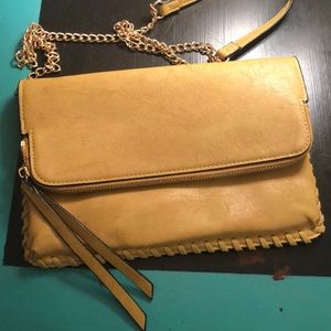 Beautiful tan clutch purse